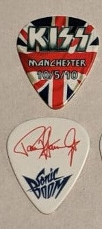 KISS MANCHESTER ENGLAND 10/5/2010 Sonic Boom Over Europe City Guitar Picks