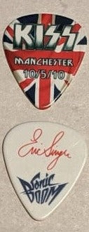 KISS MANCHESTER ENGLAND 10/5/2010 Sonic Boom Over Europe City Guitar Picks