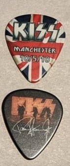 KISS MANCHESTER ENGLAND 10/5/2010 Sonic Boom Over Europe City Guitar Picks