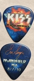 KISS 2010 HSOE MANSFIELD 8-7-10 City Guitar Picks