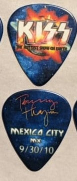 KISS 2010 HSOE MEXICO CITY 9-30-10 City Guitar Picks