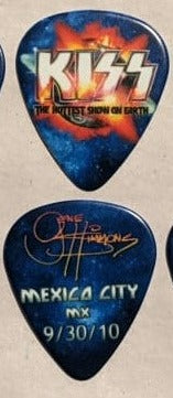 KISS 2010 HSOE MEXICO CITY 9-30-10 City Guitar Picks
