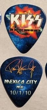 KISS 2010 HSOE MEXICO CITY 10-1-10 City Guitar Picks