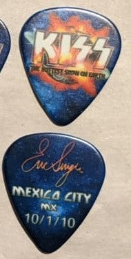 KISS 2010 HSOE MEXICO CITY 10-1-10 City Guitar Picks