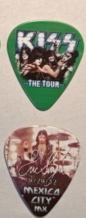 KISS 2012 The Tour MEXICO CITY 9-29-12 City Guitar Picks