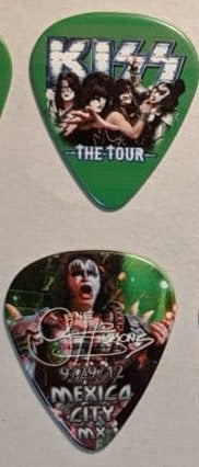 KISS 2012 The Tour MEXICO CITY 9-29-12 City Guitar Picks