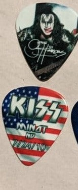 KISS 2010 HSOE MINOT 7-24-10 City Guitar Picks