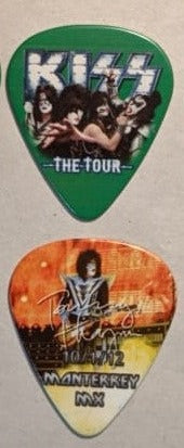 KISS 2012 The Tour MONTERREY 10-1-12 City Guitar Picks