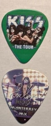 KISS 2012 The Tour MONTERREY 10-1-12 City Guitar Picks