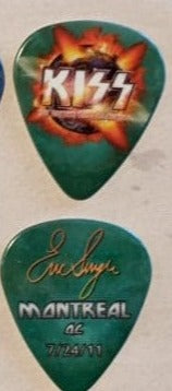 KISS 2011 HSOE MONTREAL 7-24-2011 City Guitar Picks