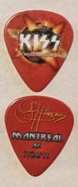 KISS 2011 HSOE MONTREAL 7-24-2011 City Guitar Picks