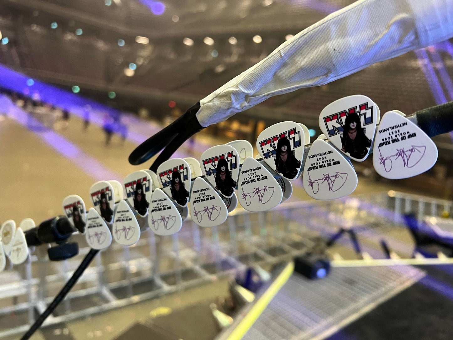 KISS 2023 End of the Road NETHERLANDS Flag Guitar Picks