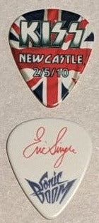 KISS NEWCASTLE ENGLAND 2/5/2010 Sonic Boom Over Europe City Guitar Picks