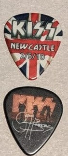 KISS NEWCASTLE ENGLAND 2/5/2010 Sonic Boom Over Europe City Guitar Picks