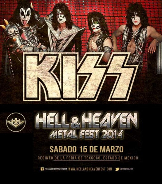 KISS 2014 Heaven and Hell Metal Fest MEXICO Oct 25 2014 Guitar Picks