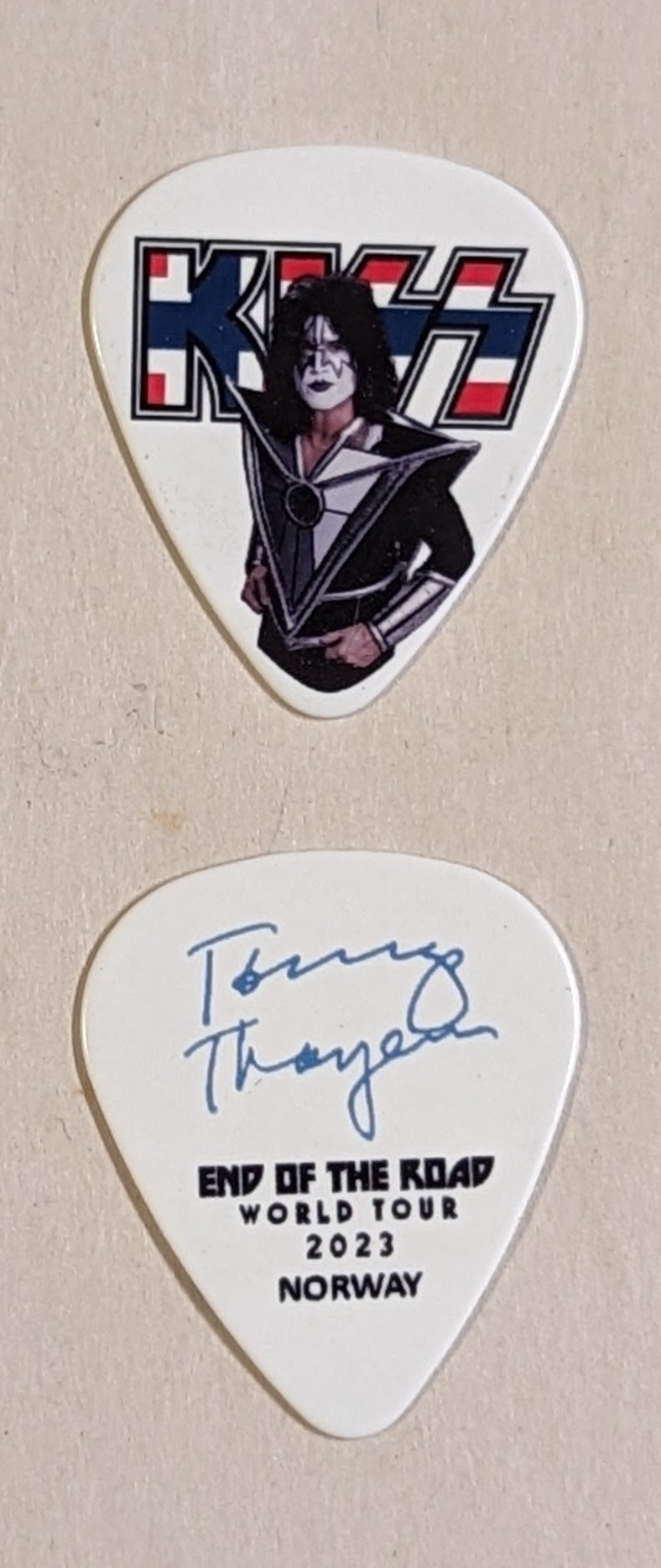 KISS 2023 End of the Road NORWAY Flag Guitar Picks