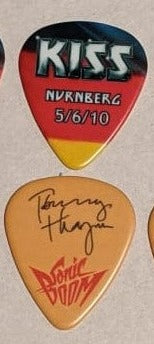 KISS NURNBERG GERMANY 5/6/2010 Sonic Boom Over Europe City Guitar Picks