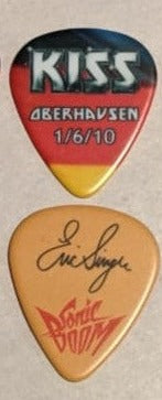 KISS OBERHAUSEN GERMANY 1/6/2010 Sonic Boom Over Europe City Guitar Picks