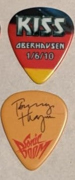 KISS OBERHAUSEN GERMANY 1/6/2010 Sonic Boom Over Europe City Guitar Picks