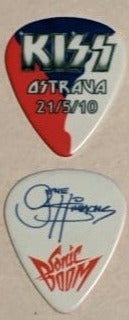 KISS OSTRAVA CZECH REPUBLIC 21/5/2010 Sonic Boom Over Europe City Guitar Picks