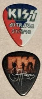 KISS OSTRAVA CZECH REPUBLIC 21/5/2010 Sonic Boom Over Europe City Guitar Picks