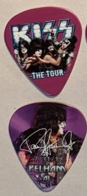 KISS 2012 The Tour PELHAM 7-31-12 City Guitar Picks