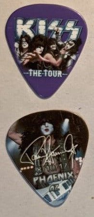 KISS 2012 The Tour PHOENIX 8-10-12 City Guitar Picks