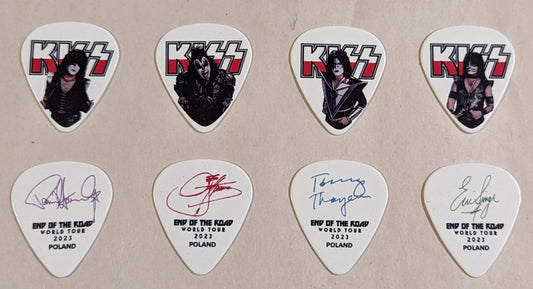 KISS 2023 End of the Road POLAND Flag Guitar Picks