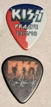 KISS PRAGUE CZECH REPUBLIC 23/5/2010 Sonic Boom Over Europe City Guitar Picks