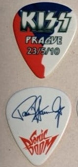 KISS PRAGUE CZECH REPUBLIC 23/5/2010 Sonic Boom Over Europe City Guitar Picks