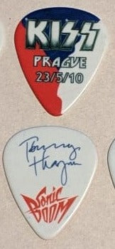 KISS PRAGUE CZECH REPUBLIC 23/5/2010 Sonic Boom Over Europe City Guitar Picks