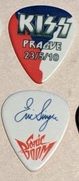 KISS PRAGUE CZECH REPUBLIC 23/5/2010 Sonic Boom Over Europe City Guitar Picks