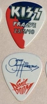 KISS PRAGUE CZECH REPUBLIC 23/5/2010 Sonic Boom Over Europe City Guitar Picks