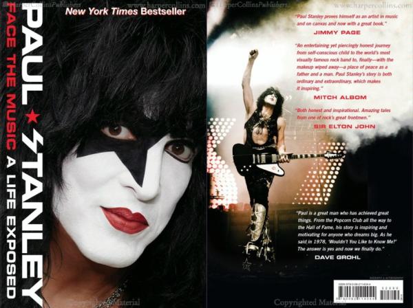Paul Stanley Face The Music Set Of 2 Promo Guitar Picks