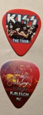 KISS 2012 The Tour RALEIGH 7-22-12 City Guitar Picks