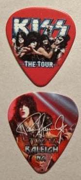 KISS 2012 The Tour RALEIGH 7-22-12 City Guitar Picks