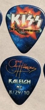 KISS 2010 HSOE RALEIGH 8-29-10 City Guitar Picks