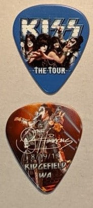 KISS 2012 The Tour RIDGEFIELD 8-19-12 City Guitar Picks