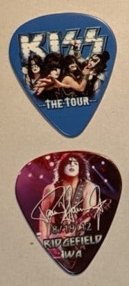 KISS 2012 The Tour RIDGEFIELD 8-19-12 City Guitar Picks
