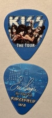 KISS 2012 The Tour RIDGEFIELD 8-19-12 City Guitar Picks