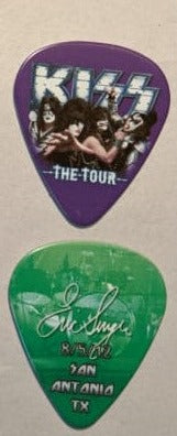 KISS 2012 The Tour SAN ANTONIO 8-5-12 City Guitar Picks