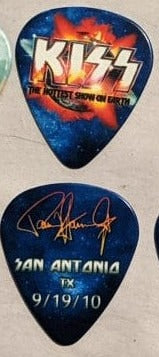 KISS 2010 HSOE SAN ANTONIO 9-19-10 City Guitar Picks
