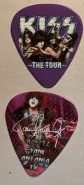 KISS 2012 The Tour SAN ANTONIO 8-5-12 City Guitar Picks
