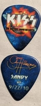 KISS 2010 HSOE SANDY 9-22-10 City Guitar Picks