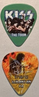 KISS 2012 The Tour SCRANTON 9-18-12 City Guitar Picks
