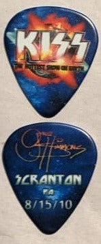 KISS 2010 HSOE SCRANTON 8-15-10 City Guitar Picks
