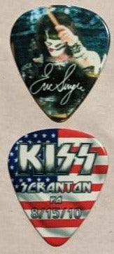 KISS 2010 HSOE SCRANTON 8-15-10 City Guitar Picks