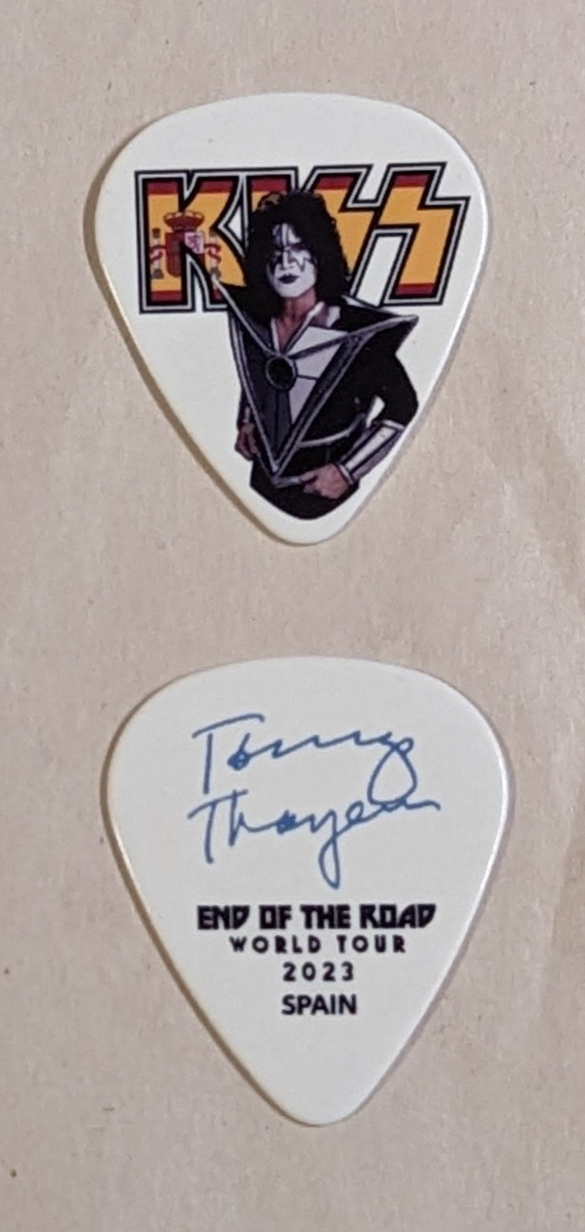 KISS 2023 End of the Road SPAIN Flag Guitar Picks