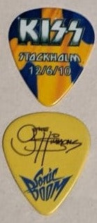 KISS STOCKHOLM SWEDEN 12/6/2010 Sonic Boom Over Europe City Guitar Picks