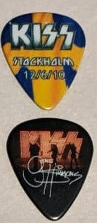 KISS STOCKHOLM SWEDEN 12/6/2010 Sonic Boom Over Europe City Guitar Picks